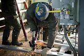 Workers At Lock 8